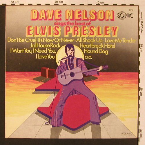 Nelson,Dave - The Cheekers: sings the Best of Elvis Presley, Sonic(9058), D,  - LP - X8728 - 7,50 Euro