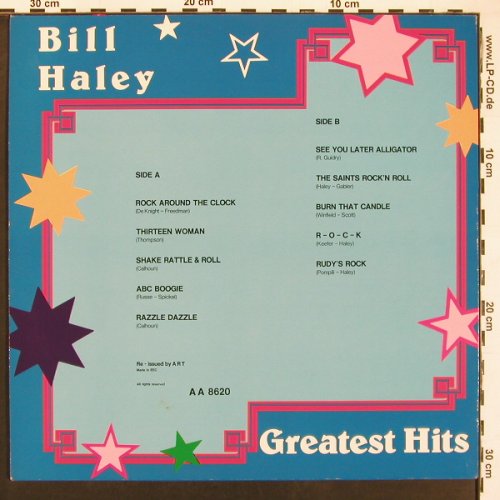 Haley,Bill: Greatest Hits, ART(AA8620), EEC,  - LP - X9519 - 6,00 Euro
