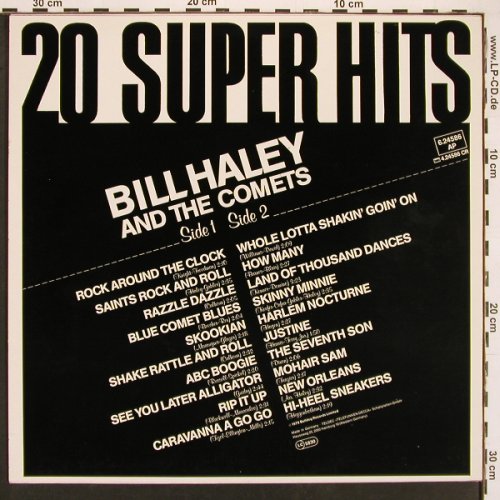 Haley,Bill & Comets: 20 Super Hits, Strand(6.24586 AP), D, 1979 - LP - X9647 - 6,00 Euro