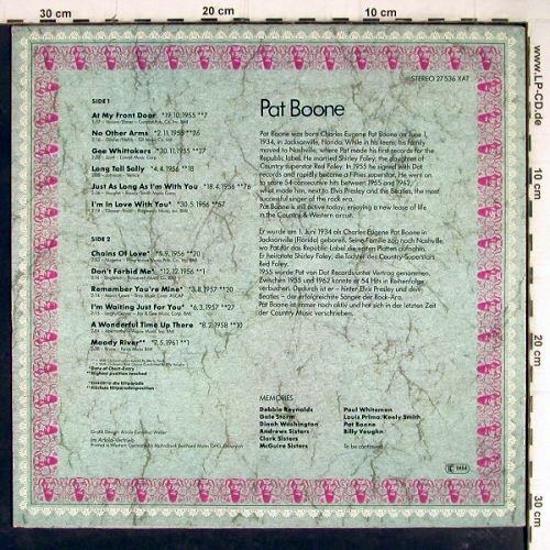 Boone,Pat: Memories, ABC(27 536 XAT), D, 1976 - LP - Y8479 - 6,00 Euro