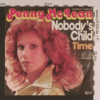 McLean,Penny: Nobody's Child / Time, Jupiter(17 600 AT), D, 1976 - 7inch - S7699 - 2,50 Euro