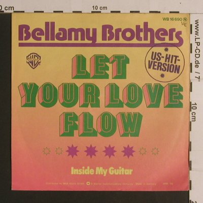 Bellamy Brothers: Let Your Love Flow / Inside My Guit, WB(16 690), D, woc, 1976 - 7inch - S7886 - 3,00 Euro