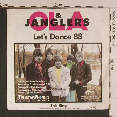 Ola & Janglers: Let's Dance 88 / This Ring, m-/vg+, Telstar World(577 /0216-7AE), D,  - 7inch - S8071 - 1,50 Euro