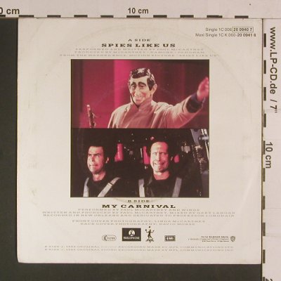 McCartney,Paul: Spies Like US/My Carneval, m-/vg+, Parlophone(20 0940 7), D, 1985 - 7inch - S8081 - 3,00 Euro