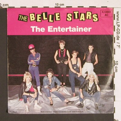 Belle Stars: The Entertainer /  Sun Sun Sun, Stiff/Teldec Info(6.13961 AC), D, 1983 - 7inch - S8414 - 3,00 Euro