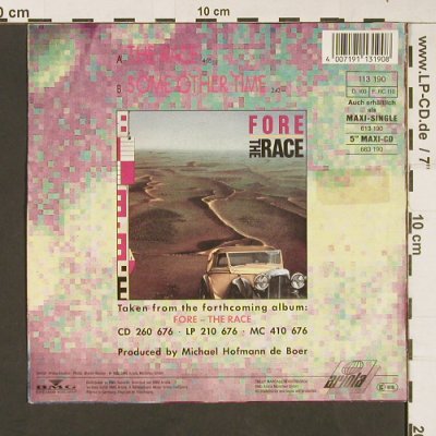 Fore: The Race / Some other Time,Facts, Ariola(113 190), D, m-/vg+, 1990 - 7inch - S9049 - 2,00 Euro