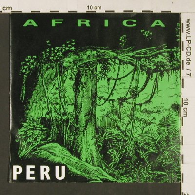 Peru: Africa *2 , promo stamp on label, Red Bullet(111 573-100), D, 1987 - 7inch - S9065 - 2,50 Euro