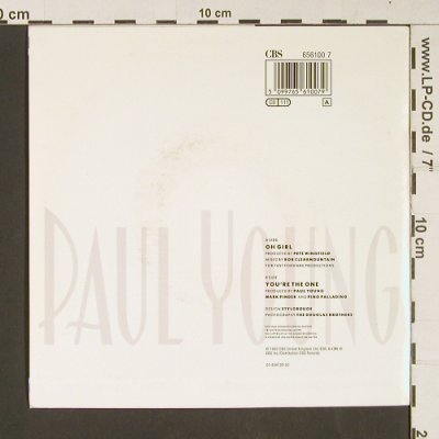 Young,Paul: Oh Girl / You're the one, CBS(656 100 7), NL, 1990 - 7inch - S9172 - 2,50 Euro