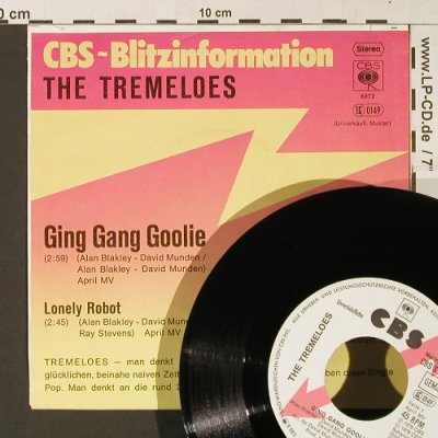 Tremeloes: Ging Gang Goolie / Lonely Robot, CBS(S 6072), D, 1978 - 7inch - S9232 - 3,00 Euro
