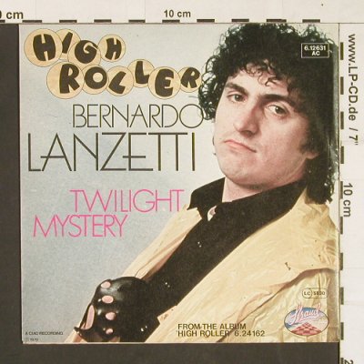 Lanzetti,Bernardo: Twilight Mystery / High Roller, Strand(6.12631 AC), D, 1979 - 7inch - S9813 - 2,00 Euro