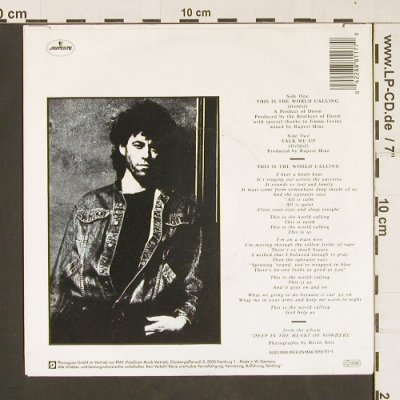 Geldof,Bob: This Is The World Calling, Phonogram(888117-7), D, 1986 - 7inch - S9826 - 1,50 Euro