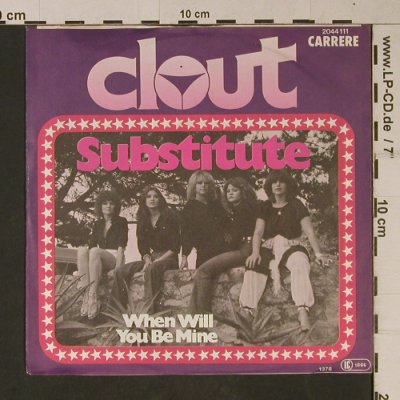 Clout: Substitute, Carrere/Polydor(2044 111), D, 1978 - 7inch - T1102 - 2,50 Euro