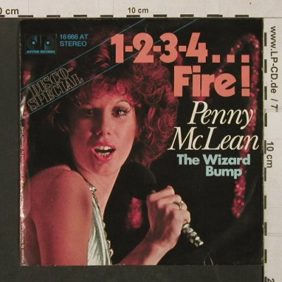 McLean,Penny: 1-2-3-5...Fire ! / The Wizard Bump, Jupiter(16 666 AT), D, 1976 - 7inch - T1413 - 2,50 Euro