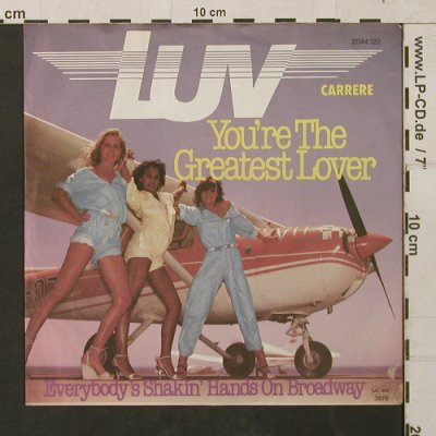 Luv: You're The Greatest Lover, Carrere(2044 122), D, 1978 - 7inch - T1444 - 2,00 Euro