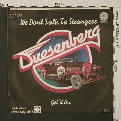 Duesenberg: Get it On / We don't talk to Stra.., Vertigo(6147 022), D, 1979 - 7inch - T1454 - 3,00 Euro