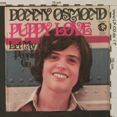 Osmond,Donny: Puppy Love/Let My People Go, MGM(2006 104), D,m-/vg+, 1972 - 7inch - T1470 - 2,50 Euro