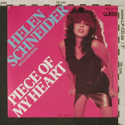 Schneider,Helen w.t.Kick: Piece of my Heart / The Pro, WEA(WEA 19 271), D, 1982 - 7inch - T1664 - 3,00 Euro