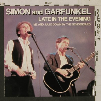 Simon & Garfunkel: Late In The Evening/Me and Julio..., Geffen(GEFA 2498), NL, 1982 - 7inch - T1730 - 4,00 Euro