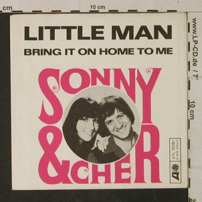 Sonny & Cher: Little Man/Bring it on..  Nur Cover, Atlantic(ATL 70 181), D,  - Cover - T2060 - 1,00 Euro