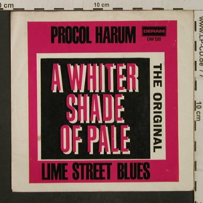 Procol Harum: A Whiter Shade Of Pale/LimeSt.Blues, Deram(DM 126), D,  - Cover - T2078 - 1,50 Euro