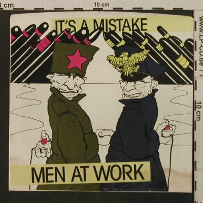 Men At Work: It's A Mistake/Shintaro,Promo-stol, Columbia(38-03959), US,m-/vg+, 1983 - 7inch - T2126 - 1,00 Euro