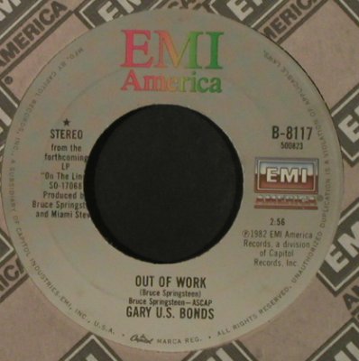 Bonds, Gary U.S.: Bring Her Back/Out Of Work, FLC, EMI(B-8117), US, 1982 - 7inch - T2158 - 2,00 Euro