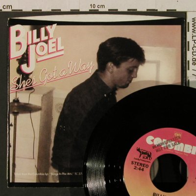 Joel,Billy: She's Got A Way/BalladOfBillyTheKid, Columbia/Promo Stol(18-02628), US, vg+/m-, 1981 - 7inch - T2196 - 2,00 Euro