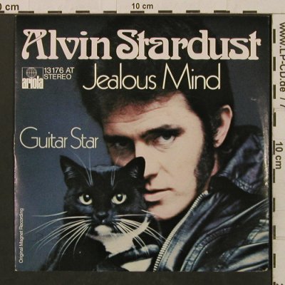 Stardust,Alvin: Jealous Mind / Guitar Star, Ariola(13 176 AT), D, 1974 - 7inch - T2202 - 2,50 Euro