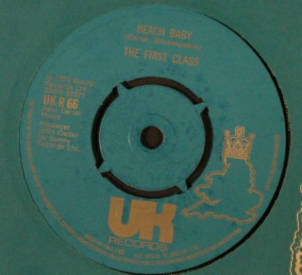 First Class: Beach Baby/Both Sides Of the Story, UK(UK R 66), UK, FLC, 1974 - 7inch - T2241 - 2,00 Euro