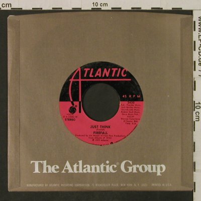 Firefall: Just Think/Just Remember I Love You, Atlantic(3420), US, FLC, 1977 - 7inch - T2247 - 2,00 Euro