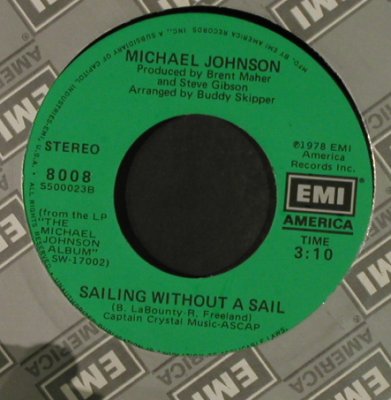 Johnson,Michael: SailingWithoutASail/WhenYouComeHome, EMI(8008), US, FLC, 1978 - 7inch - T2251 - 1,50 Euro