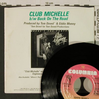 Money,Eddie: Club Michelle / Back On The Road, Columbia(38-04376), US, 1983 - 7inch - T2350 - 3,00 Euro
