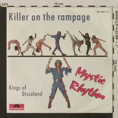 Mystic Rhythm: KillerOnTheRampage/KingsOfDiscoland, Polydor(821 269-7), D, 1984 - 7inch - T2352 - 1,50 Euro