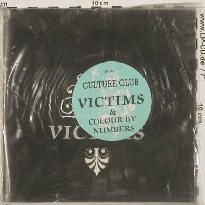 Culture Club: Victims/ColourByNumbers,PosterCover, Virgin(VS 641), UK,Sticker, 1983 - 7inch - T2489 - 6,00 Euro