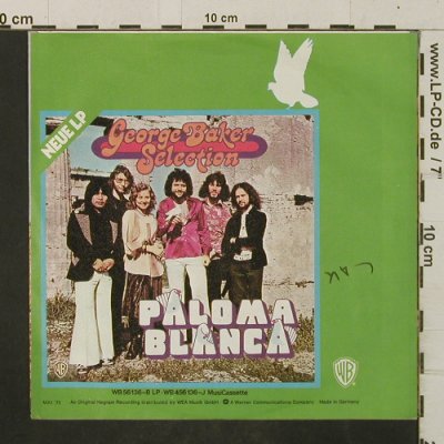 Baker Selection,George: Paloma Blanca / Dream Boat, WB(WB 16 541), D, 1975 - 7inch - T2952 - 2,50 Euro