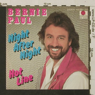 Paul,Bernie: Night After Night / Hot Line, Ariola(103 660), D, 1981 - 7inch - T3074 - 2,00 Euro