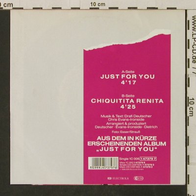 Mixed Emotions: Just For You / Chiquitita Renita, Electrola(1 47379 7), D, 1988 - 7inch - T3097 - 2,00 Euro