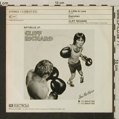 Richard,Cliff: A Little In Love / Everyman, vg+/m-, EMI(006-07 472), D, 1980 - 7inch - T3128 - 2,00 Euro
