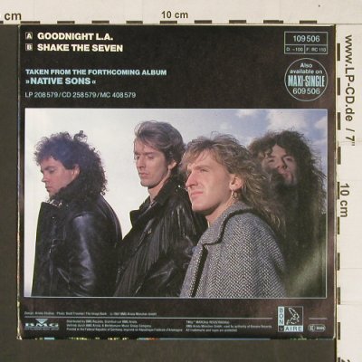 Strangeways: Goodnight L.A., BMG(109506), D, 1987 - 7inch - T312 - 2,00 Euro