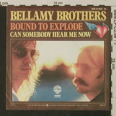 Bellamy Brothers: Bound To Explore, Muster, vg+/m-, WB(16 963), D, 1977 - 7inch - T3164 - 2,00 Euro