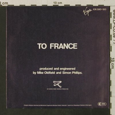 Oldfield,Mike: To France / In The Pool, Virgin(106 590), D, 1984 - 7inch - T3204 - 2,50 Euro