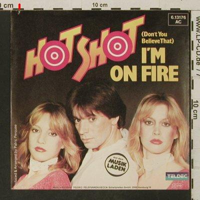 Hot Shot: I'm On Fire / Inst., m-/vg+, Teldec(6.13176), D, 1981 - 7inch - T3253 - 2,00 Euro
