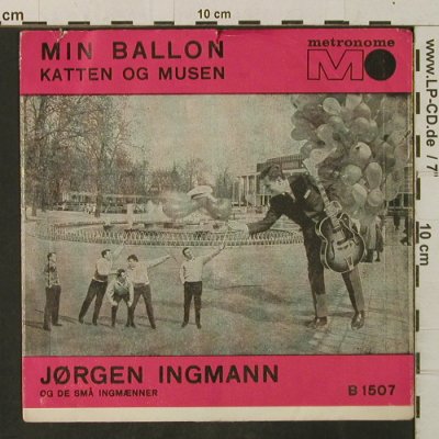 Ingmann,Jörgen: Min Ballon, co (nur Cover vg+), Metronome(), DK,  - Cover - T3393 - 1,00 Euro