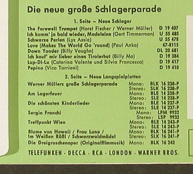 V.A.Klingende Post: 1/1963, Radio Nordmark(T 74 275), D, 1963 - 7inch - T3397 - 3,00 Euro
