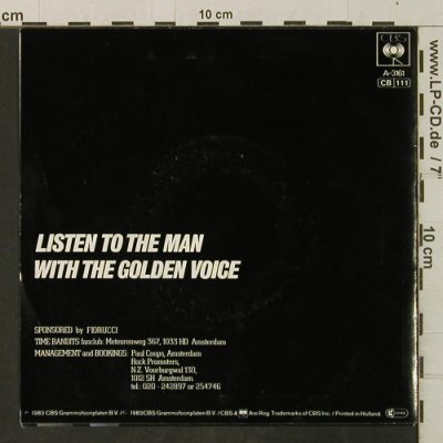 Time Bandits: Listen To The Man w.t. Golden Voice, CBS(A-3161), NL, 1983 - 7inch - T3399 - 2,00 Euro