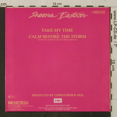 Easton,Sheena: Take My Time/Calm Before The Storm, EMI(006-07 451), D, 1981 - 7inch - T3462 - 2,00 Euro