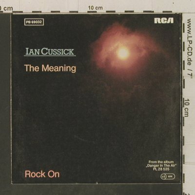 Cussick,Ian: The Meaning / Rock On, RCA(PB 69032), D, 1983 - 7inch - T3500 - 2,00 Euro