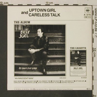 Joel,Billy: Uptown Girl / Careless Talk, CBS(A-3775), NL, 1983 - 7inch - T3566 - 2,50 Euro