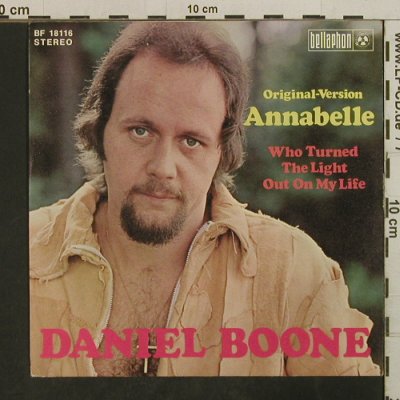 Boone,Daniel: Annabelle-original version, m-/vg+, Bellaphon(BF 18116), D,  - 7inch - T3819 - 2,00 Euro
