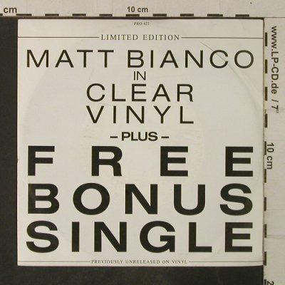 Matt Bianco: Big Rosie,ext / Matt's Mood-Bonus7", WEA(PRO 427), D,vg+/vg+,  - 7inch - T3882 - 10,00 Euro